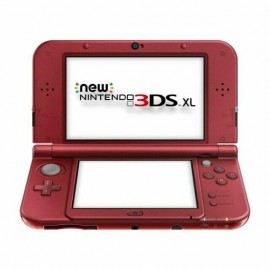 Nintendo New 3DS XL Handheld Console System Red With Case TESTED!