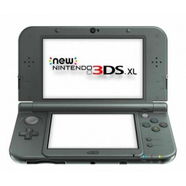 New Nintendo 3DS XL Black Handheld Console Tested Working 4 Games No Stylus