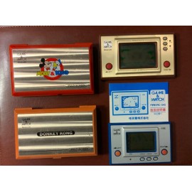 Nintendo Game and Watch -DONKEY/FIRE/PARACHUTE/MICKEY-  4 Set