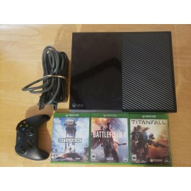 Microsoft 1540 Xbox One 500 GB Black Console W/ Controller and 3 FPS Games