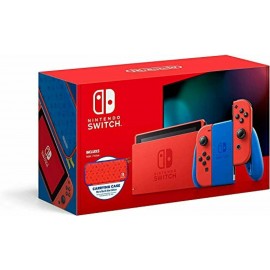 Nintendo Switch Mario Red And Blue Edition Switch Console Very Good 3E