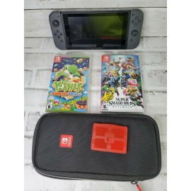 Nintendo Switch 32GB Gray Console - Bundle w/games!
