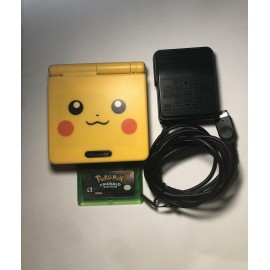 ⭐️⭐️Nintendo Game Boy Advance SP AGS 101 Pikachu Handheld System - W Emerald-