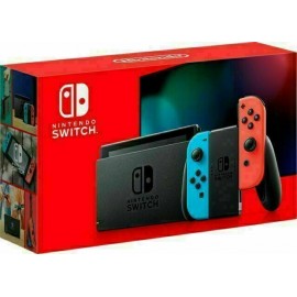 Nintendo Switch Neon Red/Neon Blue Console with Pro Controller and Case