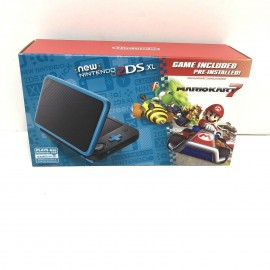 New Nintendo 2DS XL - Black+Turquoise With Mario Kart 7 Pre-installed Brand New