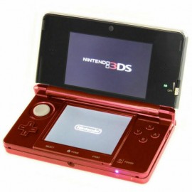 Nintendo 3DS Flame Red with 6 games + Extras