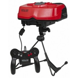 Nintendo Virtual Boy Red & Black Console with 3 games and hardcase