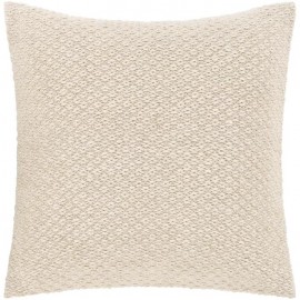 Hemlen Textured Wool Blend Throw Pillow