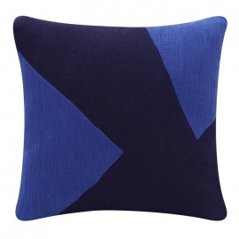 Modern Glam Colorblock Handmade Cotton Decorative Throw Pillow