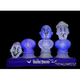 DISNEY HAUNTED MANSION GHOST MUSICAL BUST SHOW LIGHTED CHRISTMAS INFLATBLE