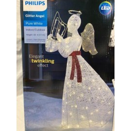 Philips 46 Christmas LED Twinkling Glitter String Angel Pure White