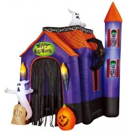 Gemmy Airblown Inflatable Haunted House 12’ Sams Club Members Mark
