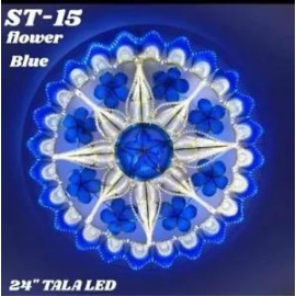 Christmas Capiz Parol LED Lantern Filipino 2023 Blue Flower size 24” US Seller