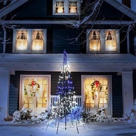Twinkly Light Tree – App-Controlled Flag-Pole Christmas Tree
