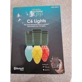 Show Home 24-Light LED Multi-Color * C6 LED Christmas Lights-Rare-Ne