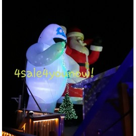 25' FOOT INFLATABLE BUMBLE THE ABOMINABLE SNOWMAN RUDOLPH CHRISTMAS CUSTOM MADE!
