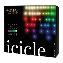 Twinkly TWI190SPP Special Edition 190 LED RGB Multicolored Icicle Lights