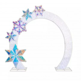 Member's Mark 8' Pre-Lit Snowflake Outdoor Holiday Decor