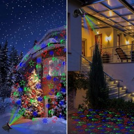 Proyector Luces Navideñas Xmas Decoracion De Navidad Para Exterior Casa El Hogar