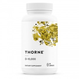Thorne Vitamin D-10,000 - Vitamin D3 Supplement - Gluten-Free, Dairy-Free, Soy-Free - 60 Capsules