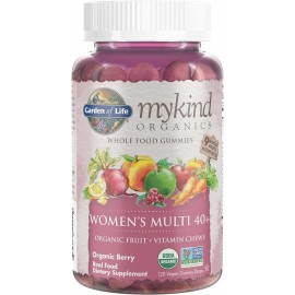 Garden of Life Organics Women 40+ Gummy Vitamins - Berry - Certified Organic, Non-GMO