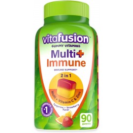 Vitafusion Multi+ Immune Support – 2-In-1 Benefits, Daily Multivitamins, 90 Count