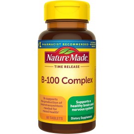 Nature Made Time Release Vitamin B-100 High Potency B Complex, Dietary Supplement
