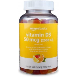 Vitamin D3 2000 IU Gummies, Orange, Lemon & Strawberry