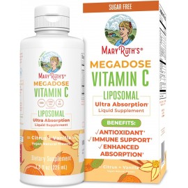 MaryRuth Organics Liposomal Vitamin C | Immune Support Supplement | Vitamin C 500mg