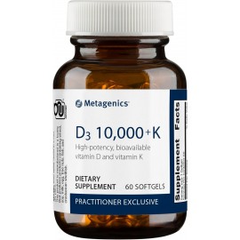 Metagenics Vitamin D3 with Vitamin K2 - Vitamin D Supplement for Healthy Bone Formation