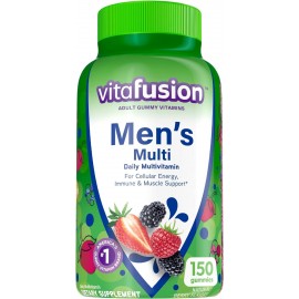 Vitafusion Adult Gummy Vitamins For Men, America’s Number 1 Gummy Vitamin Brand, 75 Day Supply, 150 Count