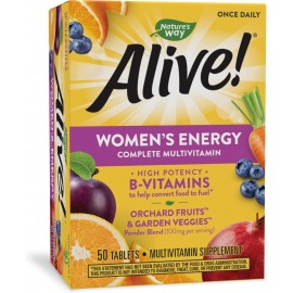 Nature's Way Alive! Multivitamin Energy Tablets For Women, B-Vitamin Complex