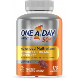 One A Day Women’s 50+ Gummies, Advanced Multivitamin For Women, Vitamins For Brain Support And Immunity Support