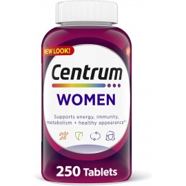 Centrum Multivitamin For Women, Multivitamin/Multimineral Supplement With Iron, Vitamin D3