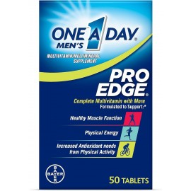 One A Day Men’s Pro Edge Multivitamin, Supplement With Vitamin A, Vitamin C, Vitamin D